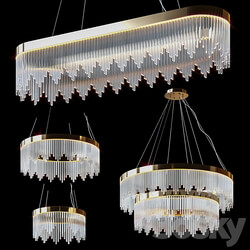 Hanging chandeliers FAIRYTALE by Romatti Pendant light 3D Models 