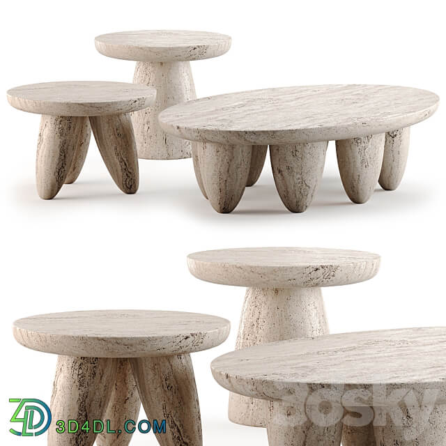 Lunarys Coffee Tables by Hommes 3D Models