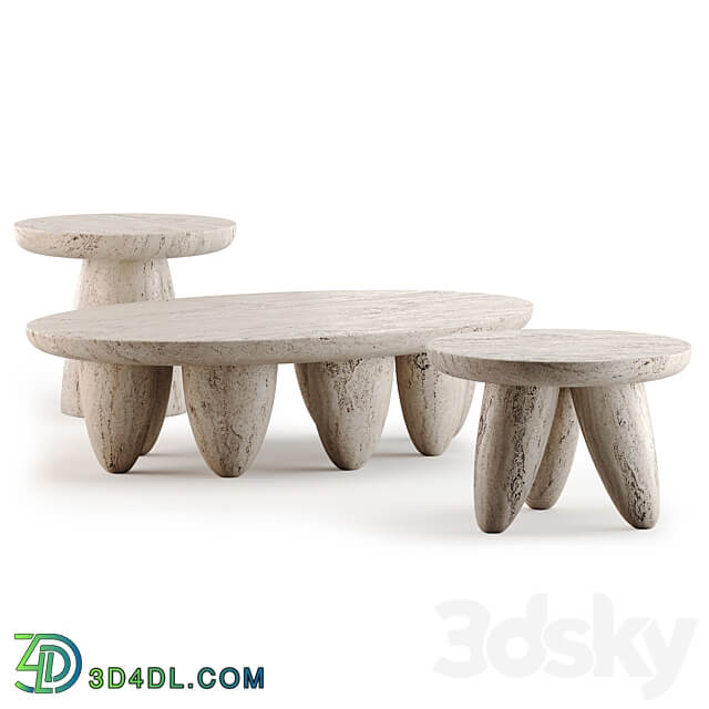 Lunarys Coffee Tables by Hommes 3D Models