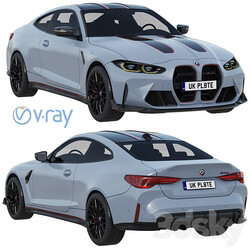 BMW M4 CSL 2022 3D Models 