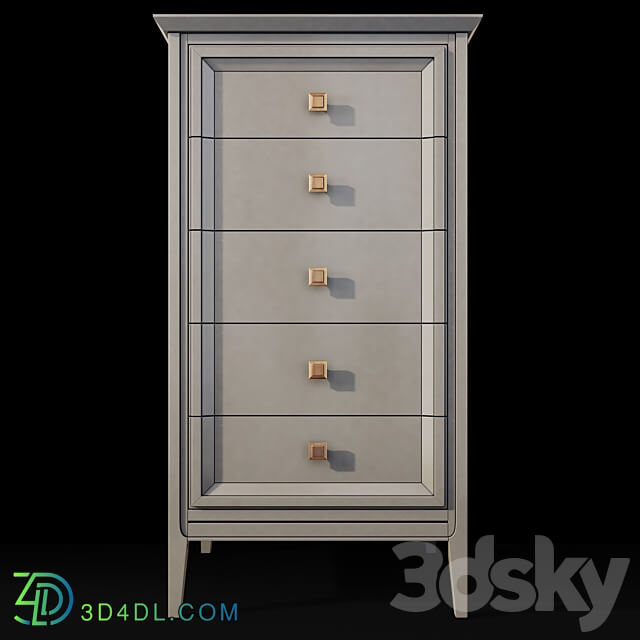 TV cabinet chest of drawers for clothes Tesoro Aletan Sideboard Chest of drawer 3D Models