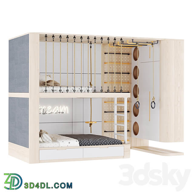 Childrens furniture set 29 3D Models