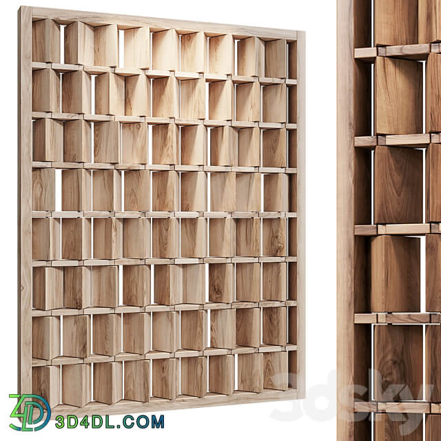 Decorative partition 3D Models