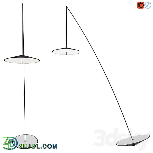 LED floor lamp MAUNO Lampatron 3D Models