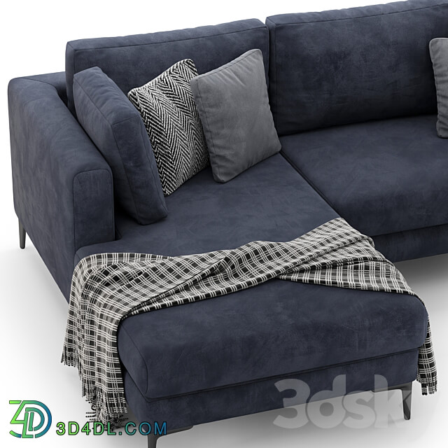 Corner sofa Mebelroom Milan 3D Models