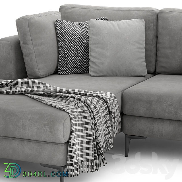 Corner sofa Mebelroom Milan 3D Models