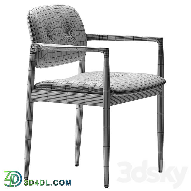 Yoko Dining Chair Minotti 3D Models