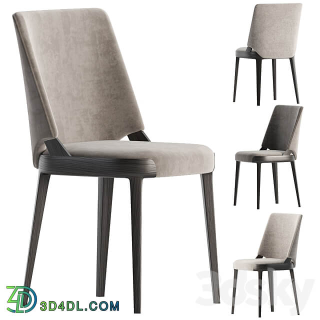 VELIS Dining CHair set 02 3D Models