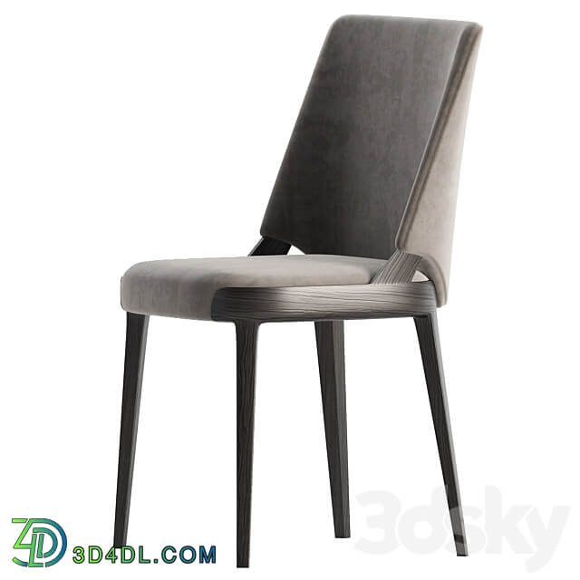 VELIS Dining CHair set 02 3D Models