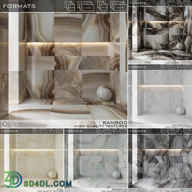 Porcelain tile REX ALABASTRI DI REX 3D Models