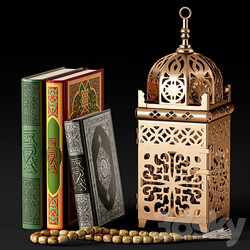 Decor set Quran 1 3D Models 