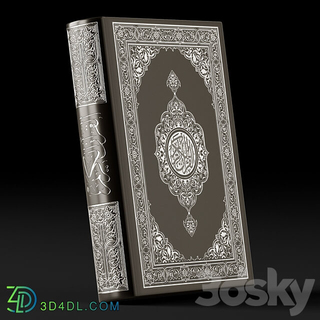 Decor set Quran 1 3D Models