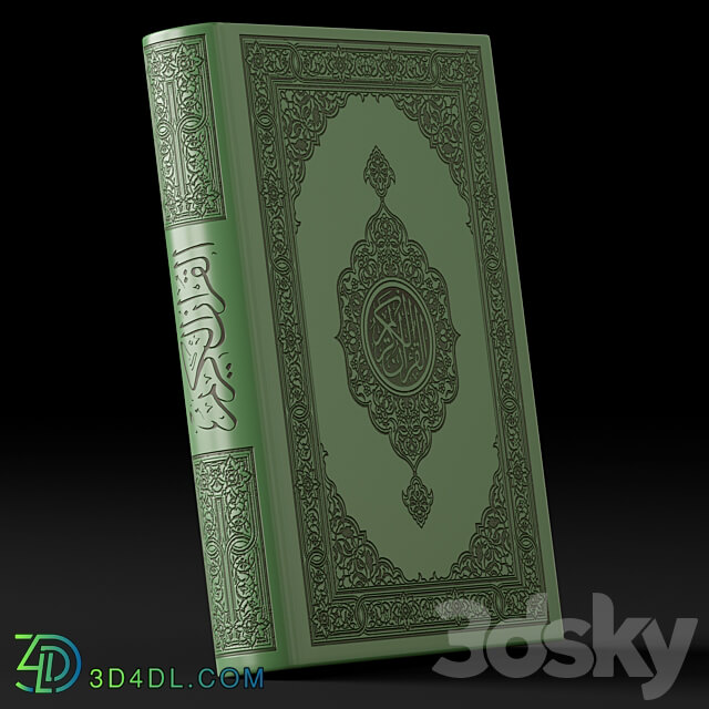 Decor set Quran 1 3D Models
