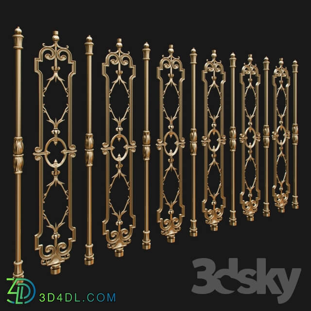 Forged balusters