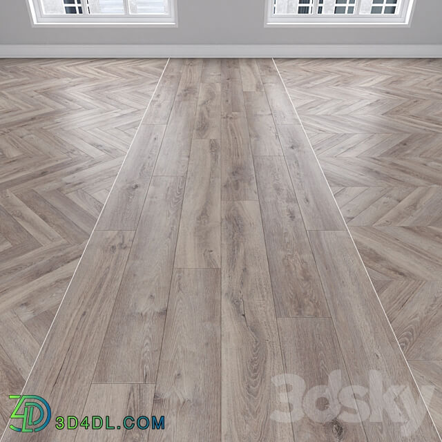 Parquet Oak Wood 3D Models