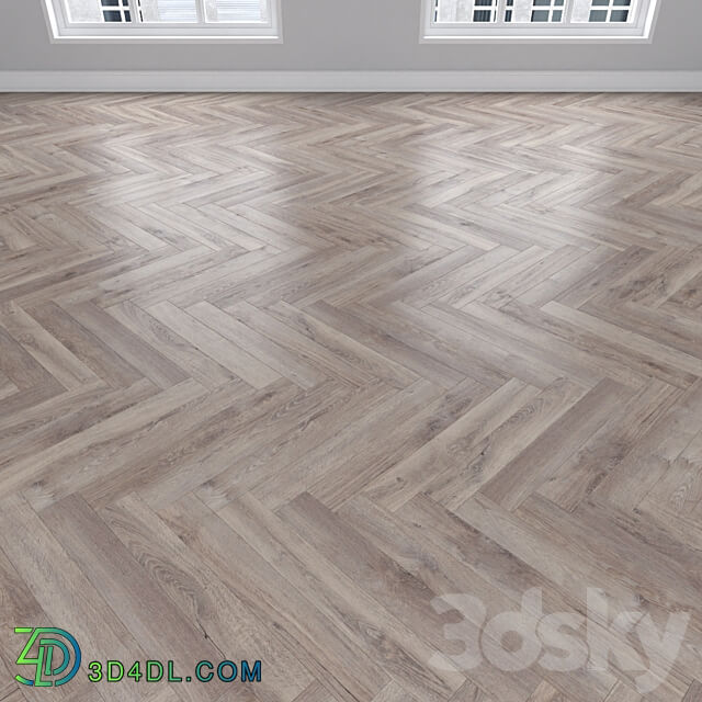 Parquet Oak Wood 3D Models