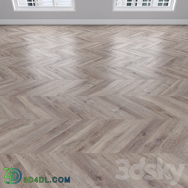 Parquet Oak Wood 3D Models