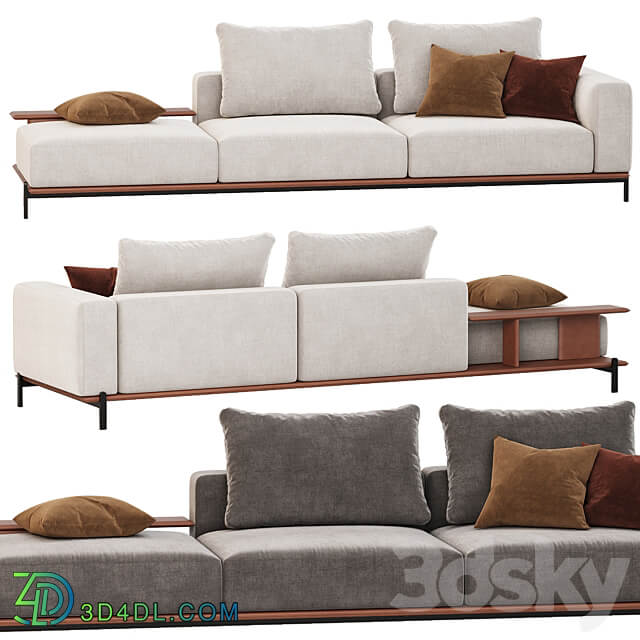 Poliform Brera sofa set 03 3D Models