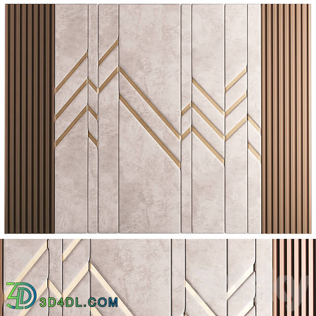 Decorative wall panel 2 Other decorative objects 3D Models