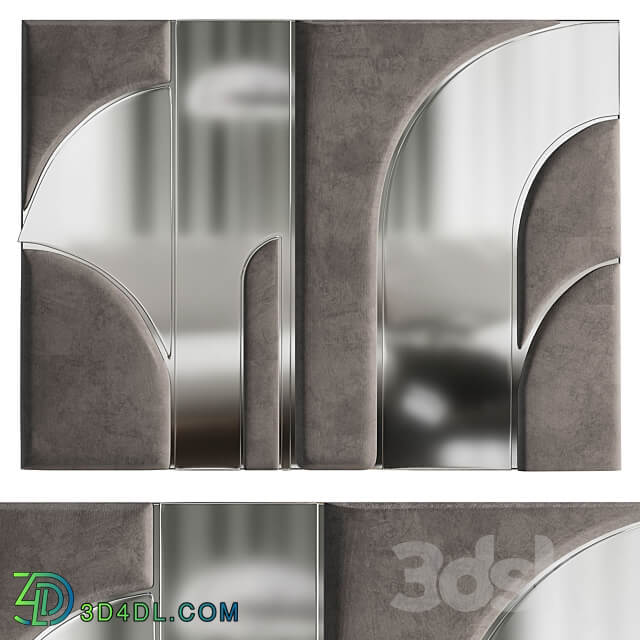 Decorative wall panel 5 3D Models