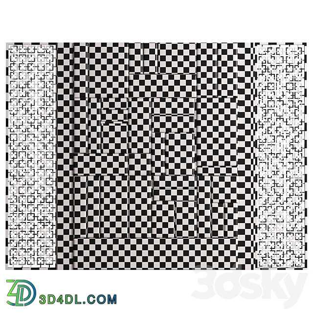 Decorative wall panel 11 Other decorative objects 3D Models