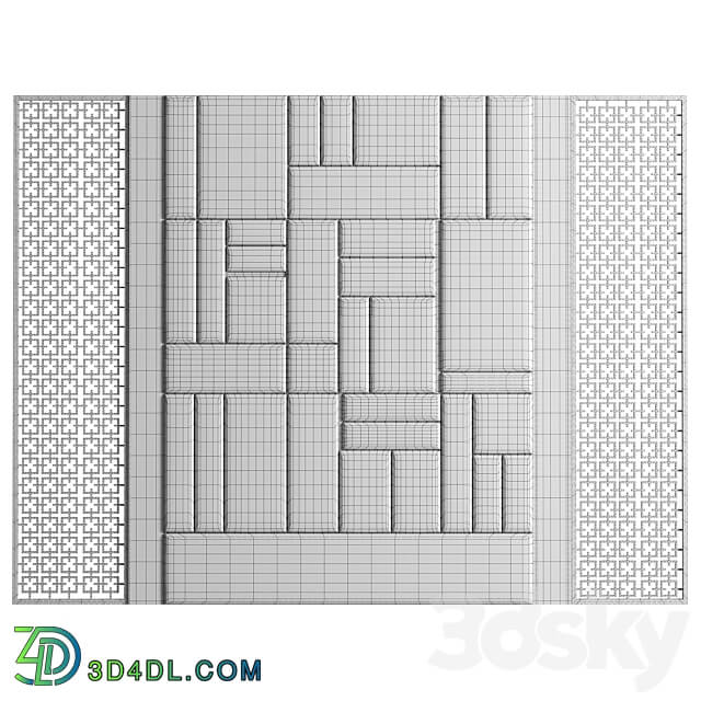 Decorative wall panel 11 Other decorative objects 3D Models