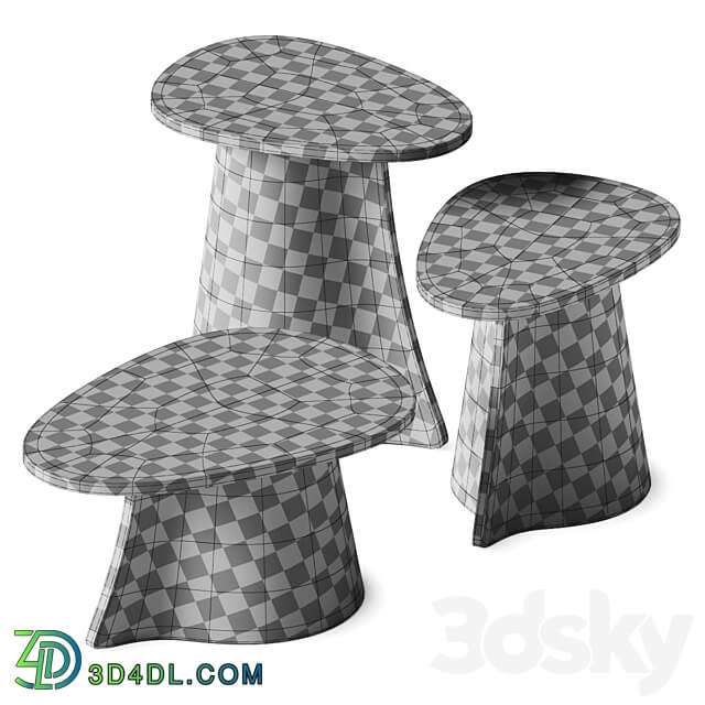 Mdf Italia Fossil Coffee 3D Models