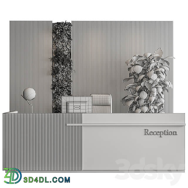 Office Reception Office Set 365 3D Models