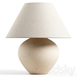 Zara Home The ceramic base lamp 3D Models 