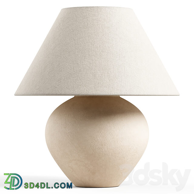 Zara Home The ceramic base lamp 3D Models