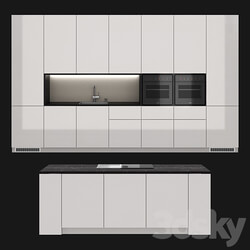 Bora loft kitchen Kitchen 3D Models 