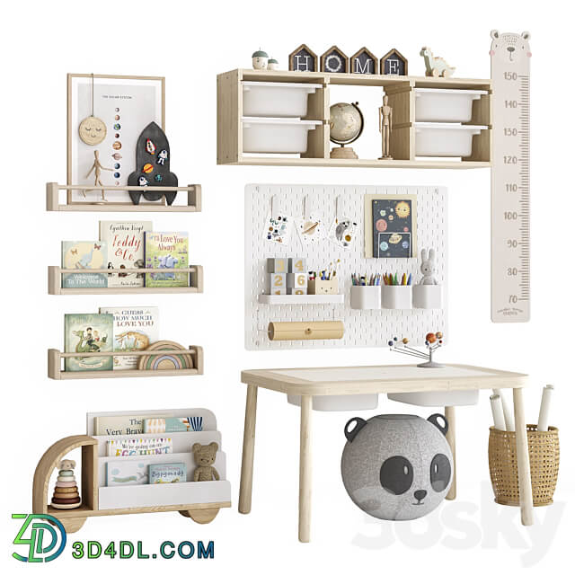 Toys decor and furniture for nursery 2 Miscellaneous 3D Models