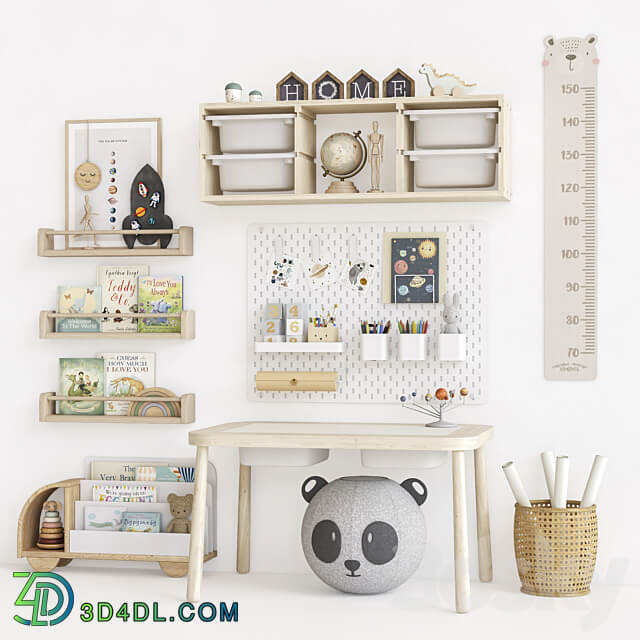 Toys decor and furniture for nursery 2 Miscellaneous 3D Models