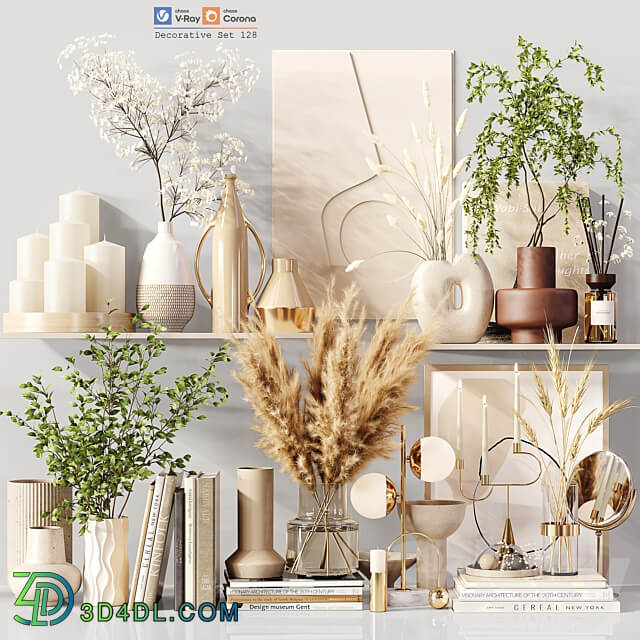 Decorative Set 128 3D Models