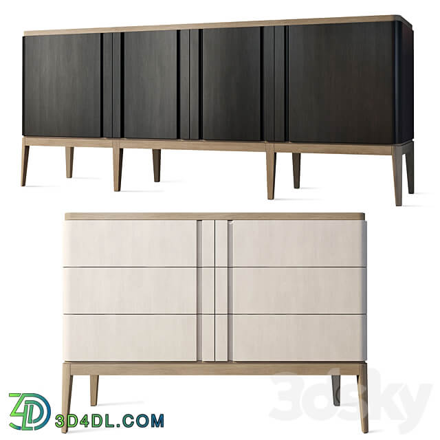 Chest of drawers buffet sideboard dresser Icons Panormo Sideboard Chest of drawer 3D Models