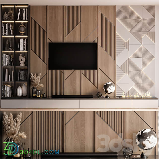 TV Wall 20 3D Models