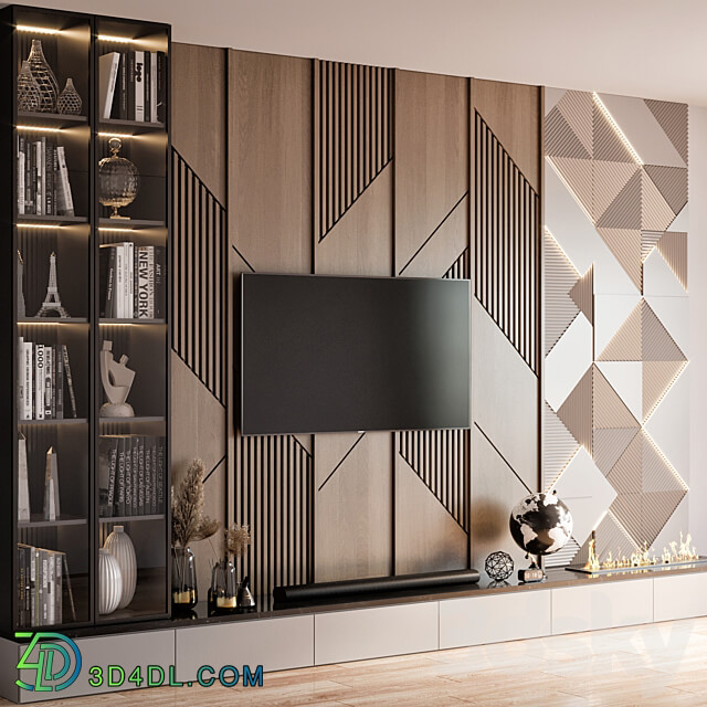 TV Wall 20 3D Models