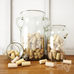 Decorative set quot Wine corks quot  