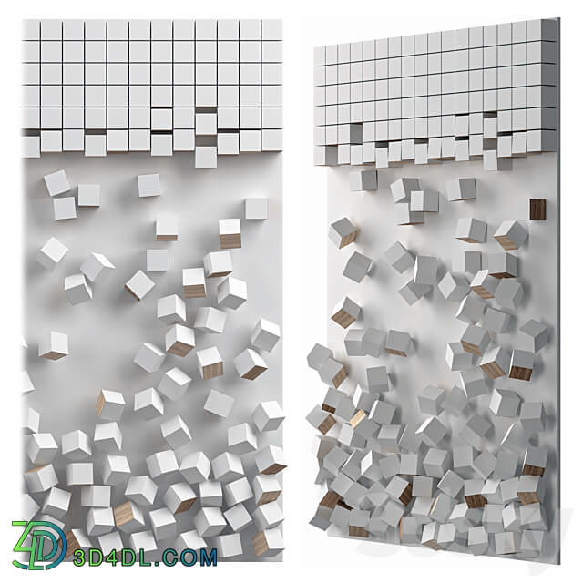 Falling Cubes Other decorative objects 3D Models