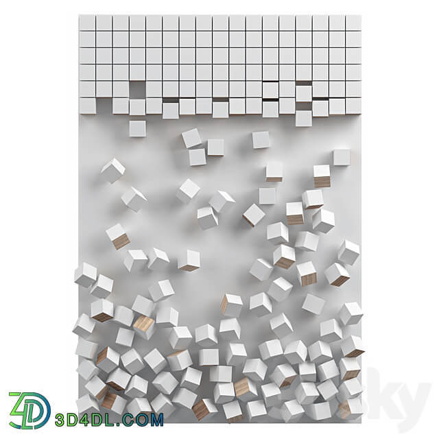 Falling Cubes Other decorative objects 3D Models