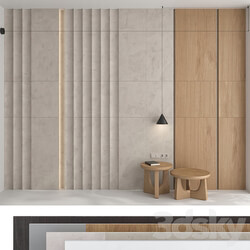 Decorative wall panel set 89 3D Models 