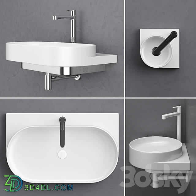 Washbasins RAVAK Yard 3D Models