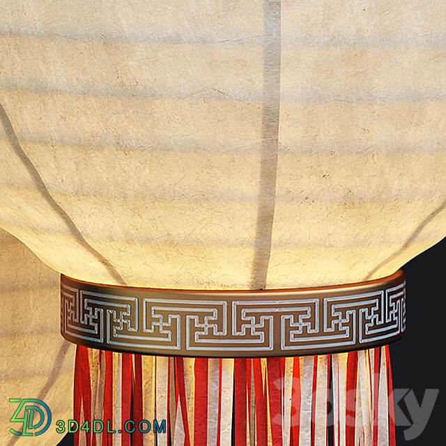 Chinese lantern Pendant light 3D Models