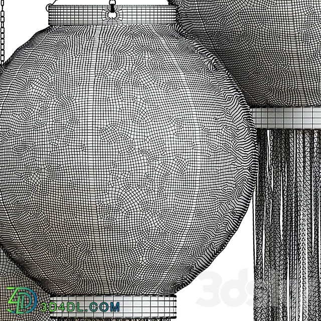 Chinese lantern Pendant light 3D Models