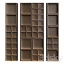 Decorative panel LACUNARI by Inkiostro Bianco Other decorative objects 3D Models 