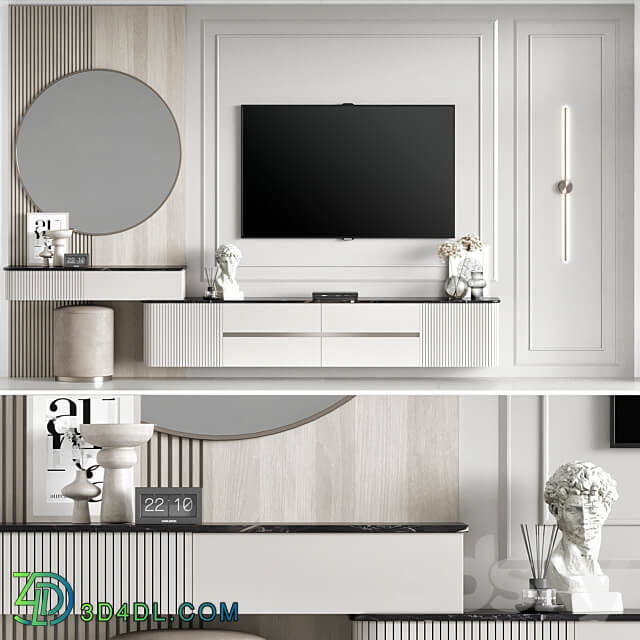 Tv wall 22 3D Models