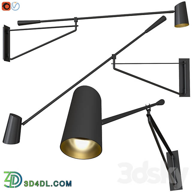 Sconce Stylus Modern Forms 3D Models