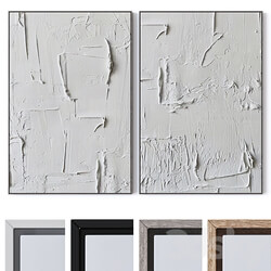 Set of large wall paintings 2120 3D Models 