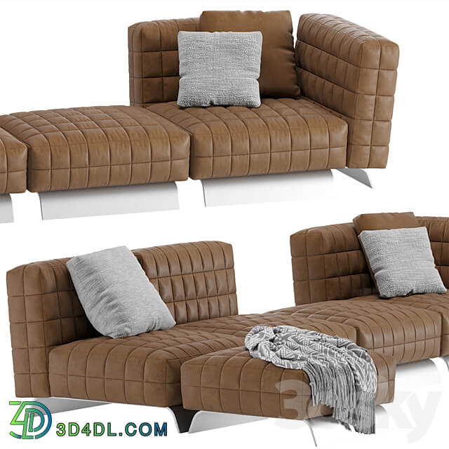 Minotti TWIGGY Modular Sofa 04 3D Models