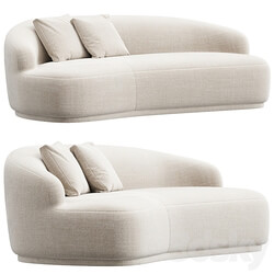 Soraya Sofa Dove Cream 3D Models 